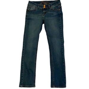 dELiA’s Jayden Low Rise Capri Skinny Jeans Junior’s Size 1 Y2K